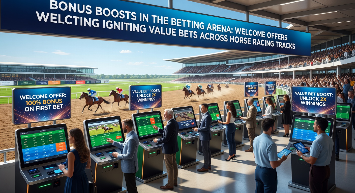 Dynamic graphic of accumulator bet slip showing boosted odds for horse racing win and basketball spread, highlighting profit potential