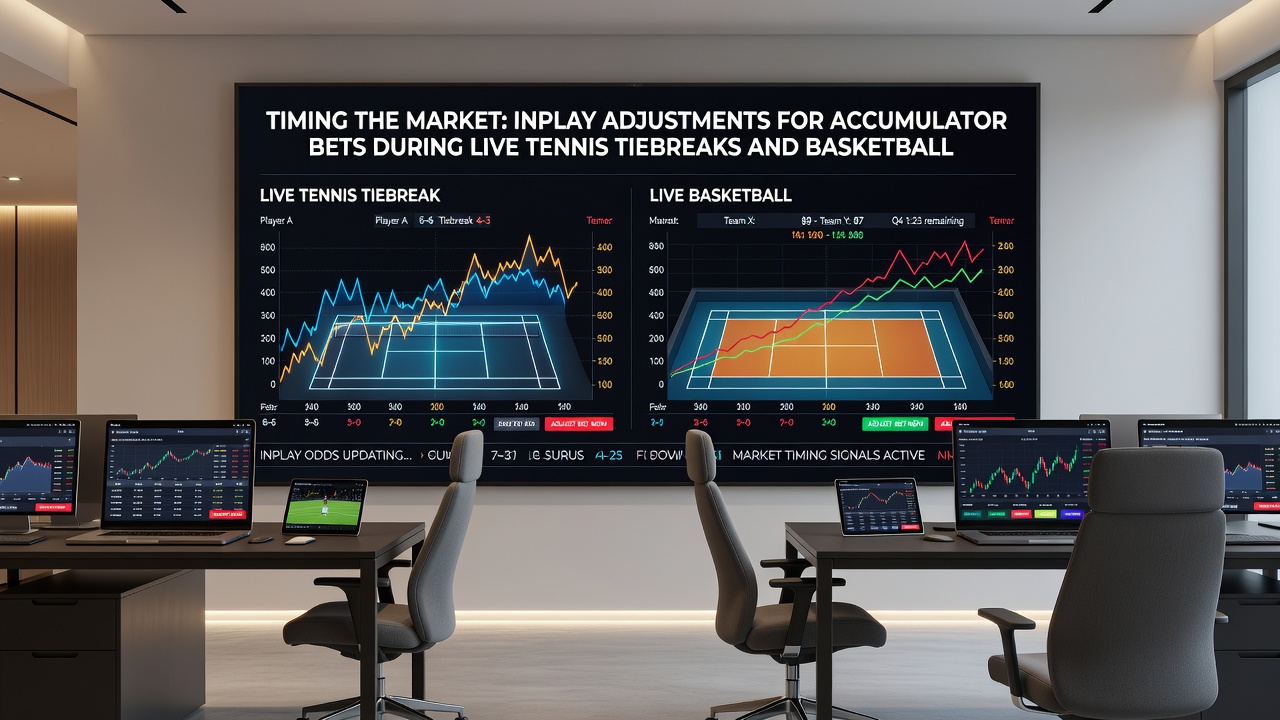 Basketball overtime scene with live betting interface displaying accumulator adjustments and bonus balance indicators